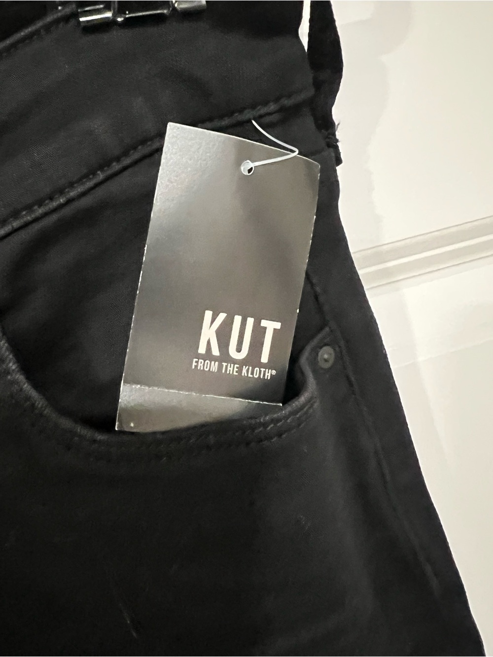 Kut from the Kloth Black Flare Jeans — Wide Leg - Picture 5 of 12